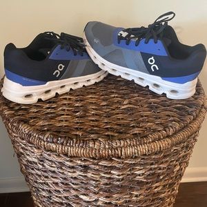 On Running- Cloudrunner: Metal/Midnight 9.5